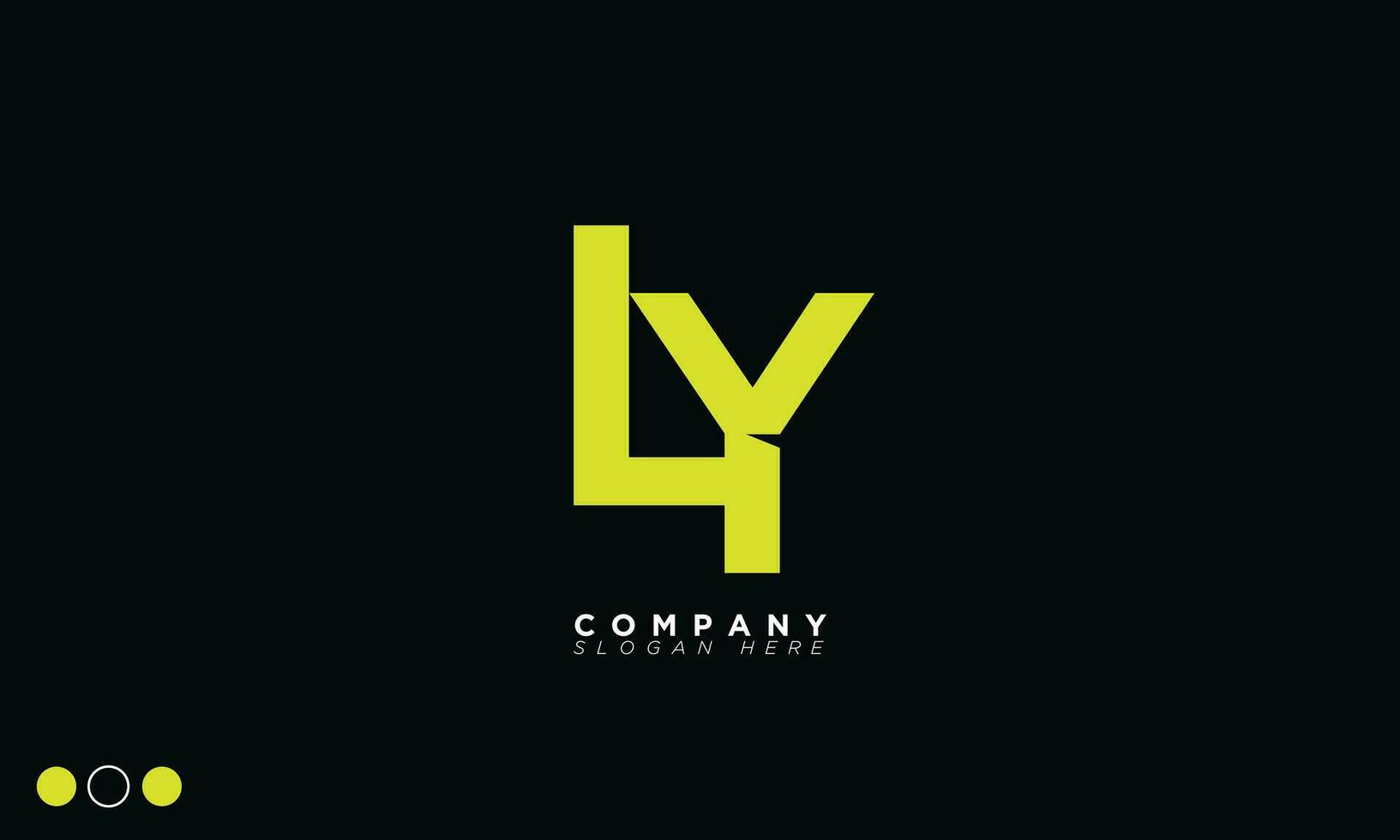 Premium Vector  Collection letter ly or yl monogram logo design