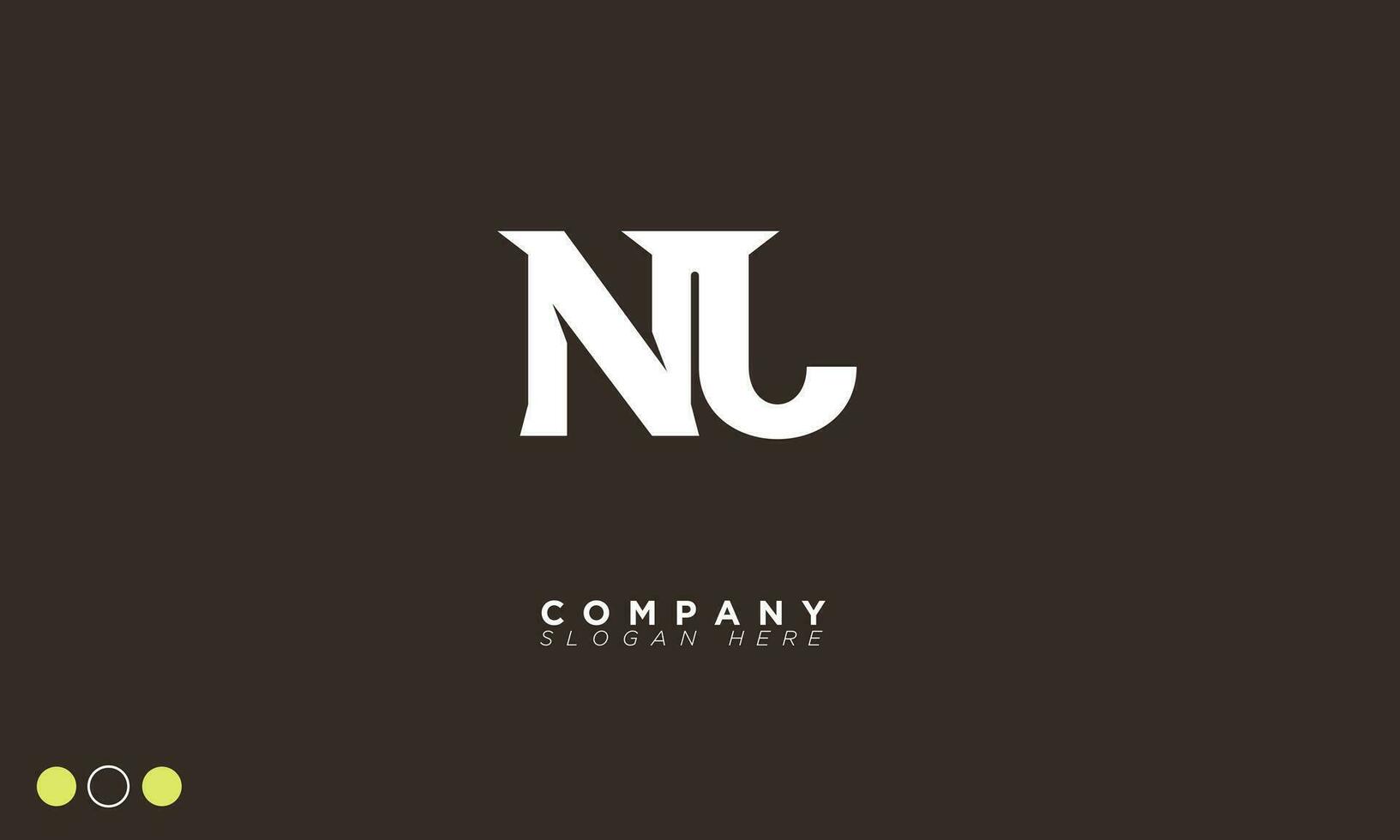 NJ Alphabet letters Initials Monogram logo JN, N and J vector