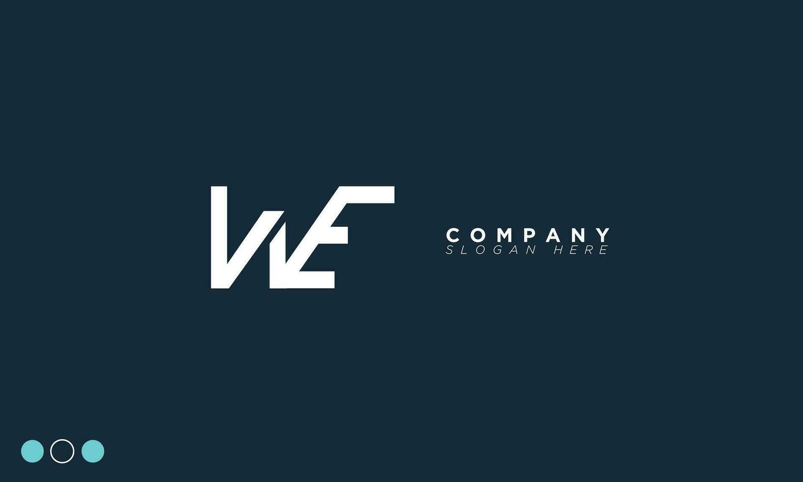 WE Alphabet letters Initials Monogram logo EW, W and E vector