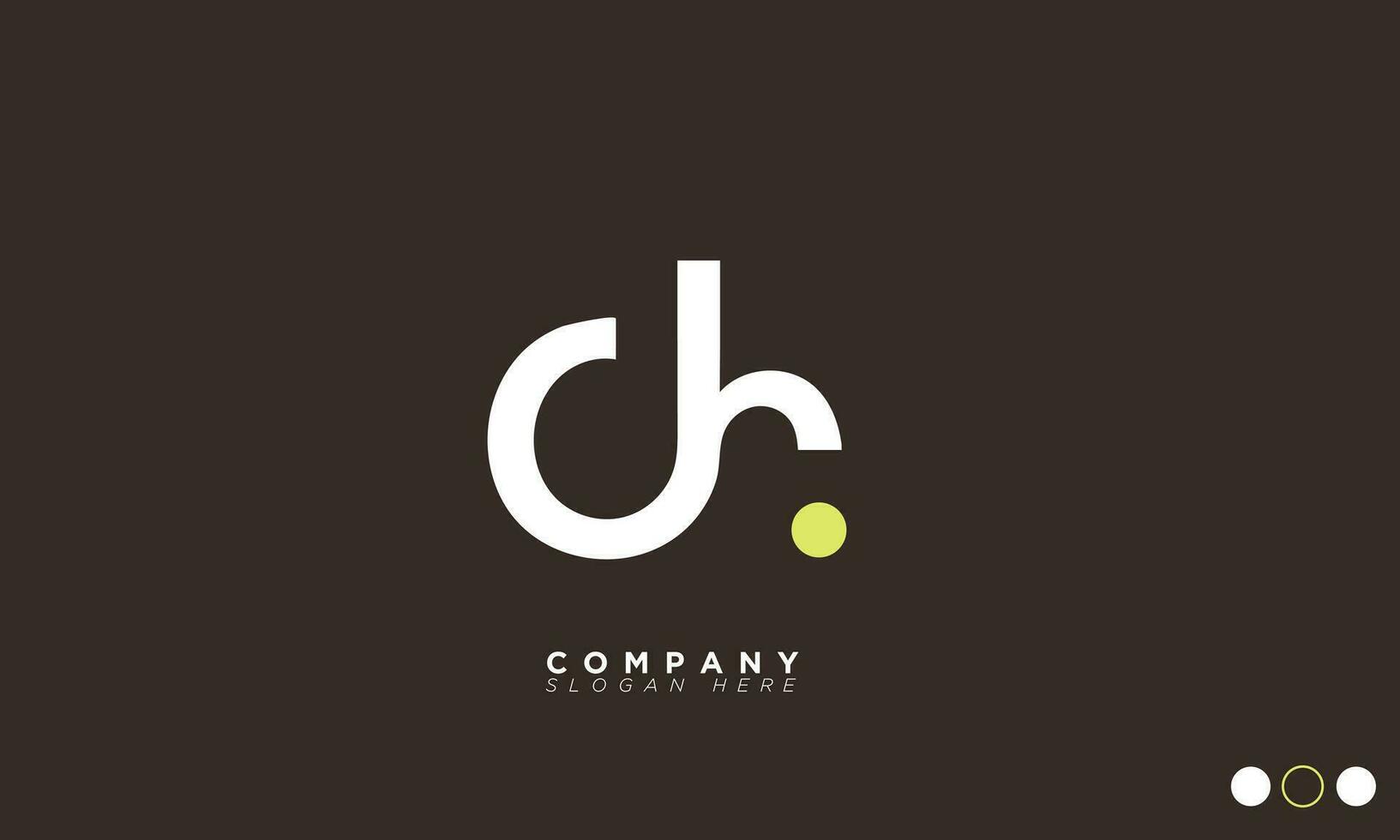 CH Alphabet letters Initials Monogram logo HC, C and H vector