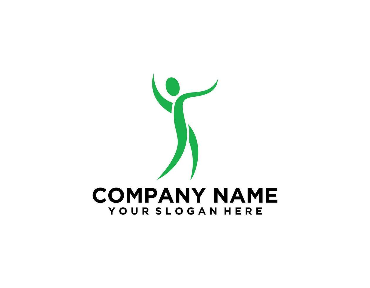 Health Logo, People Care Logo Template vector