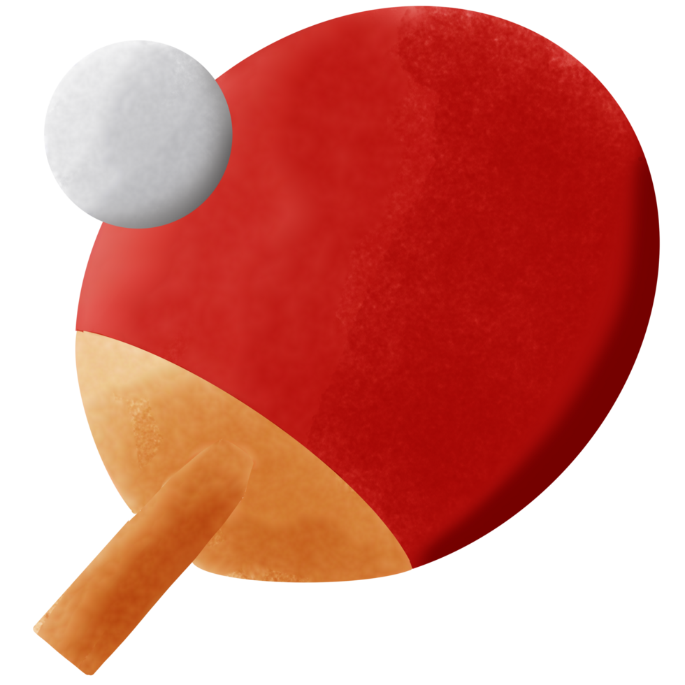 table tennis raquette et table tennis Balle png