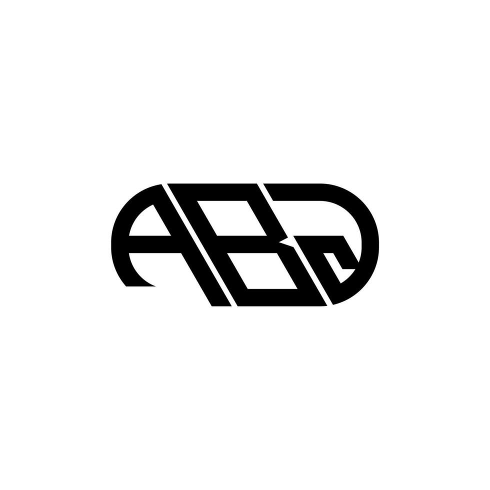ABJ letter logo design. ABJ creative initials letter logo concept. ABJ letter design. vector