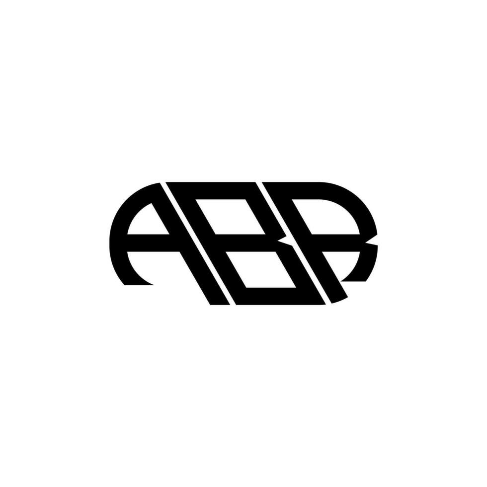 abr letra logo diseño. abr creativo iniciales letra logo concepto. abr letra diseño. vector