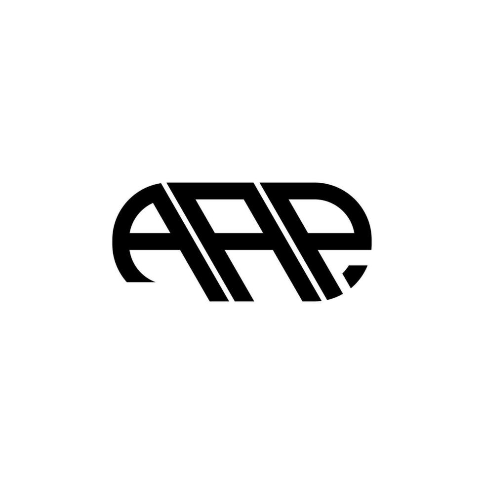 aap letra logo diseño. aap creativo iniciales letra logo concepto. aap letra diseño. vector