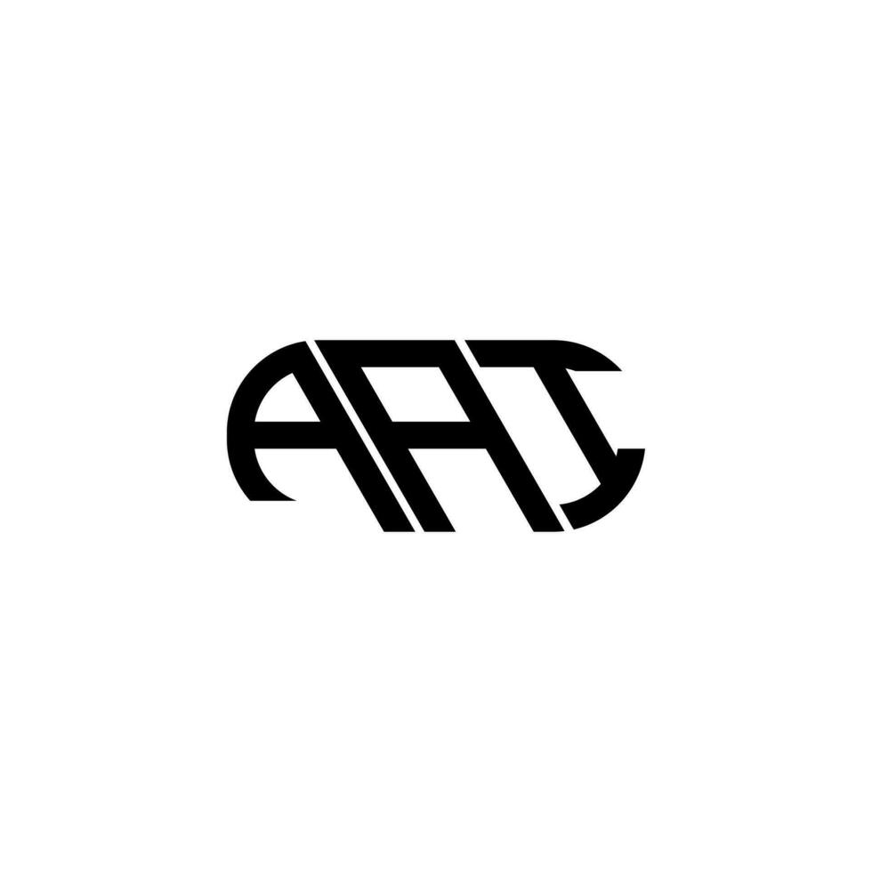 AAI letter logo design. AAI creative initials letter logo concept. AAI letter design. vector