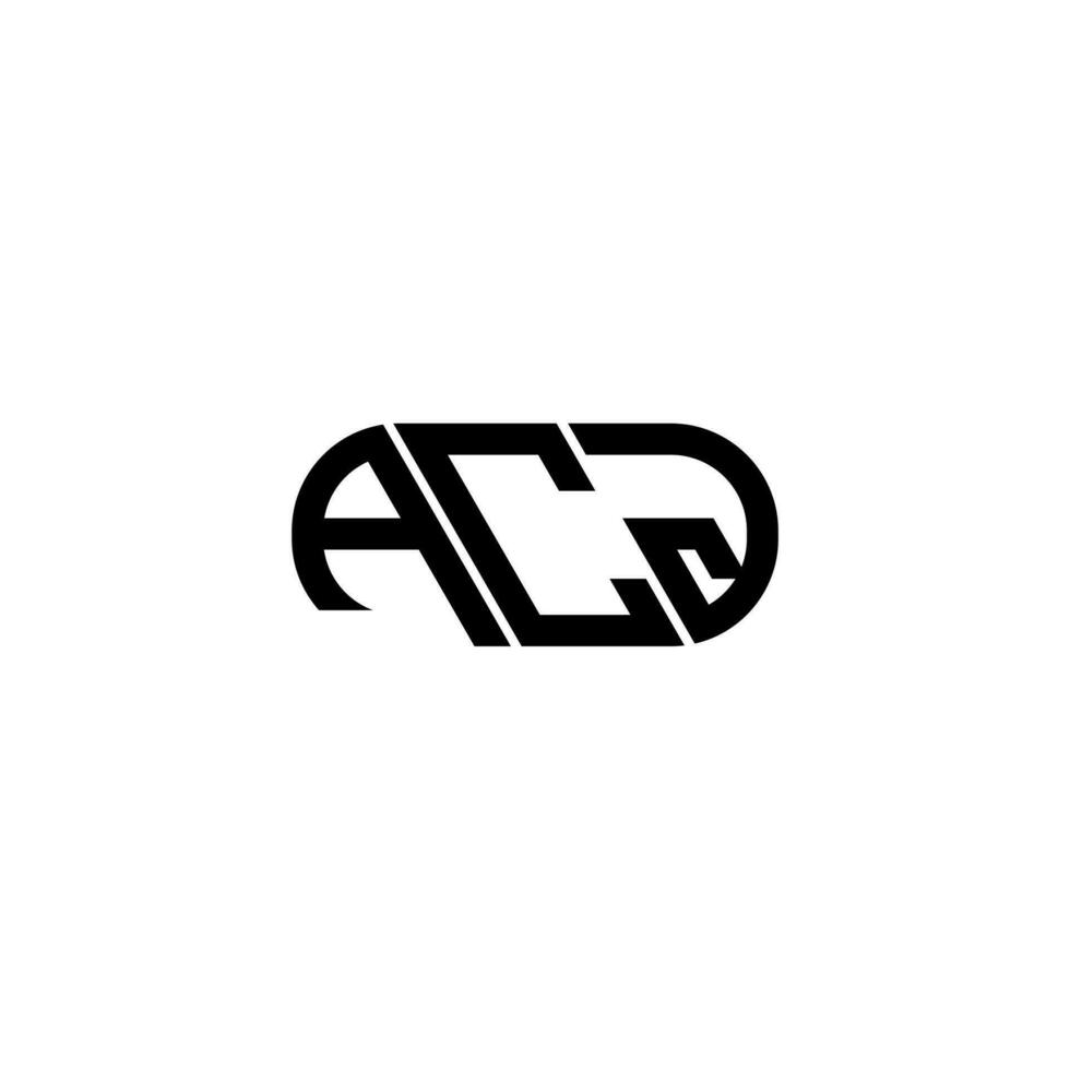 ACJ letter logo design. ACJ creative initials letter logo concept. ACJ letter design. vector