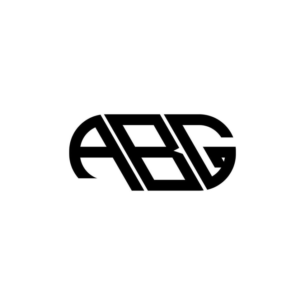 básico rgbagg letra logo diseño. abg creativo iniciales letra logo concepto. abg letra diseño. vector