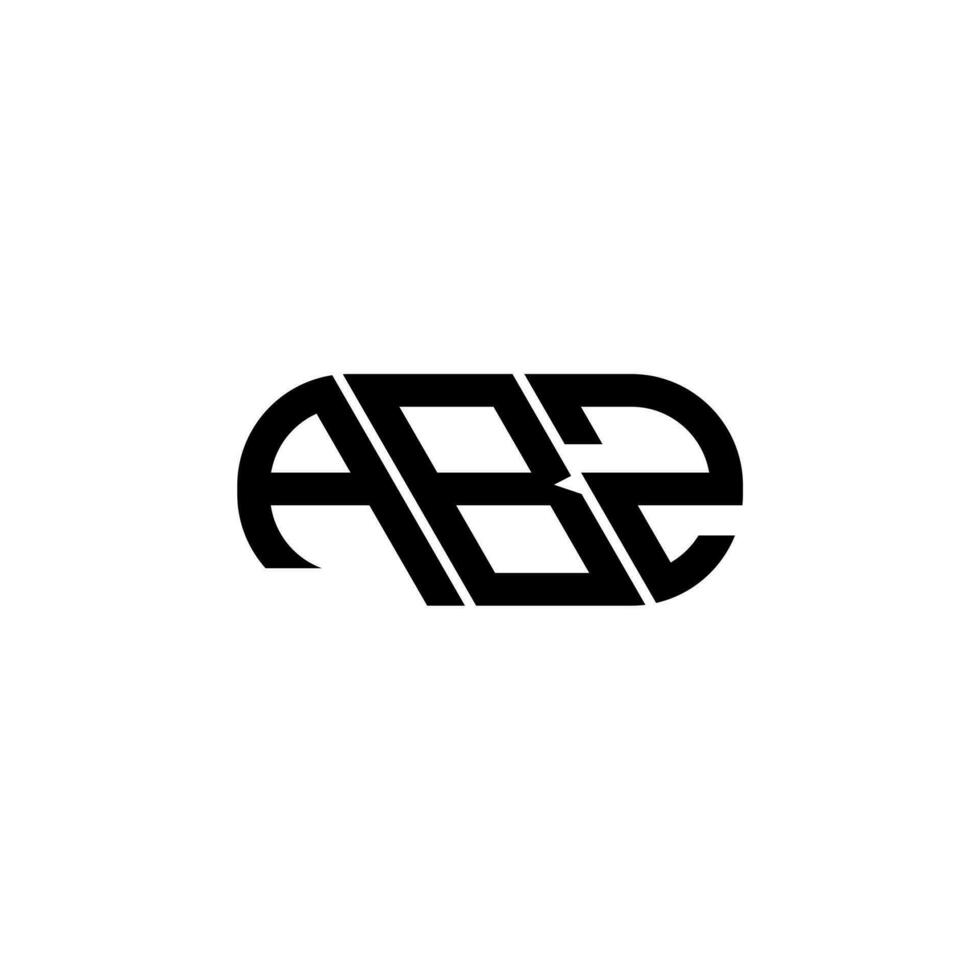 ABZ letter logo design. ABZ creative initials letter logo concept. ABZ letter design. vector