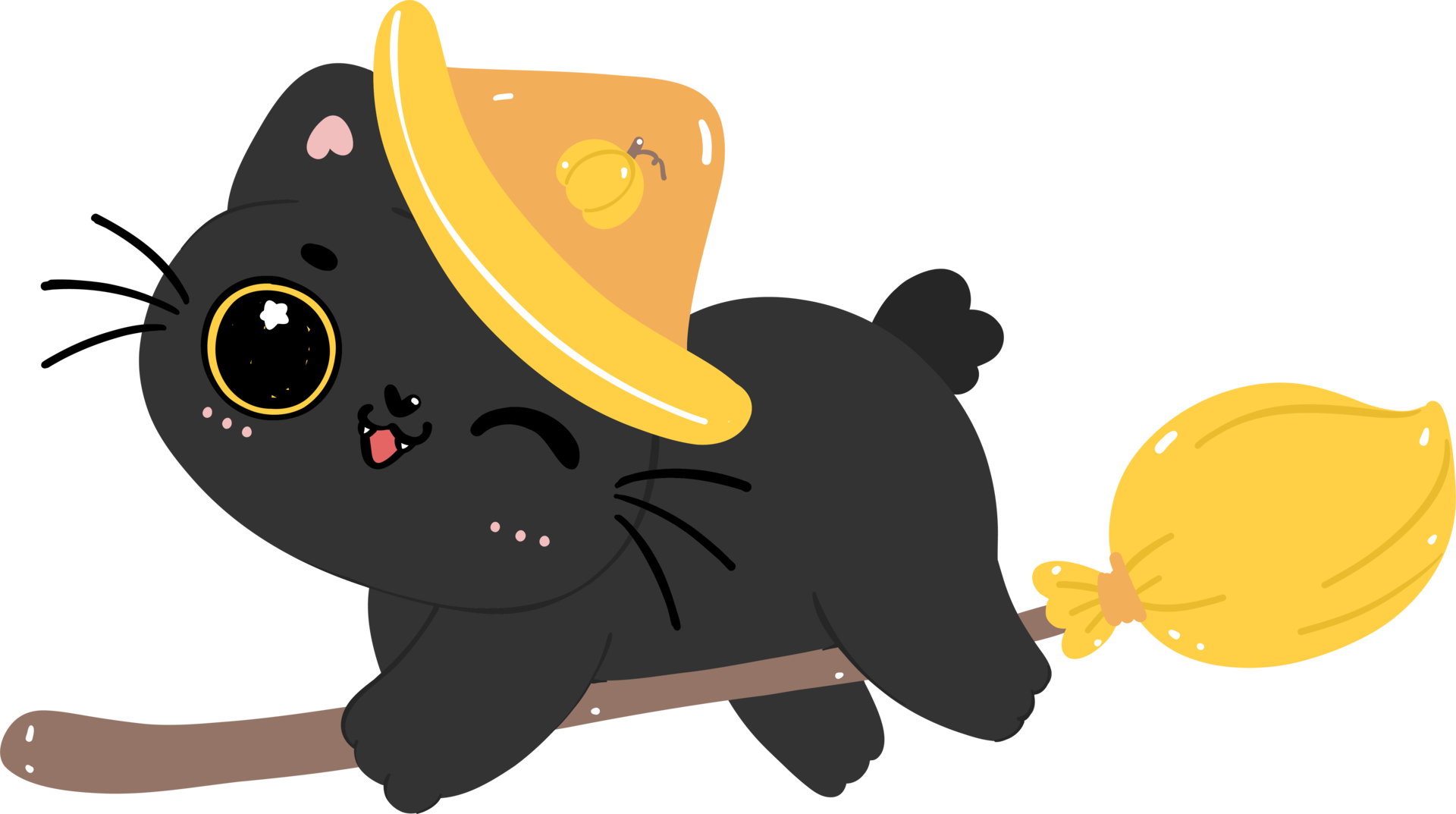 Cute Halloween Cat Spooky Black Cat Cartoon Illustration 27517138 PNG cute-halloween-cat-spooky-black-cat-cartoon-illustration-27517138-png