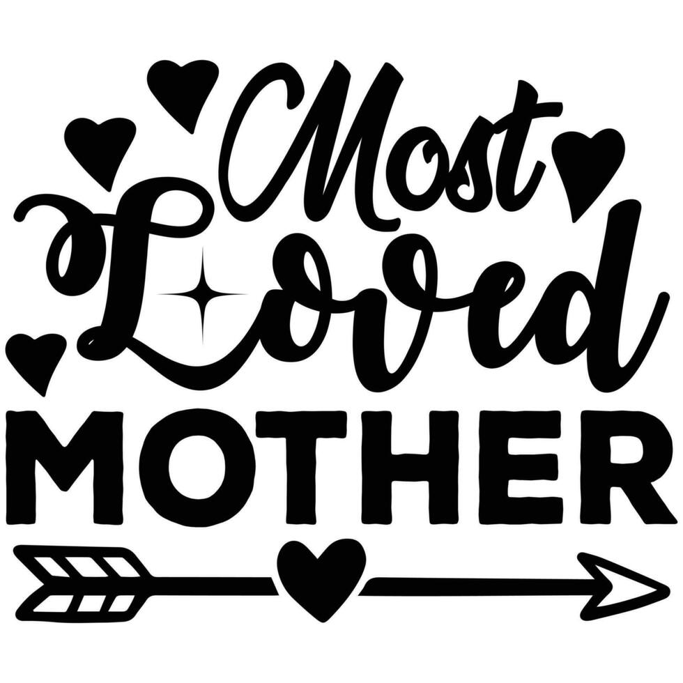 most loved mother vector