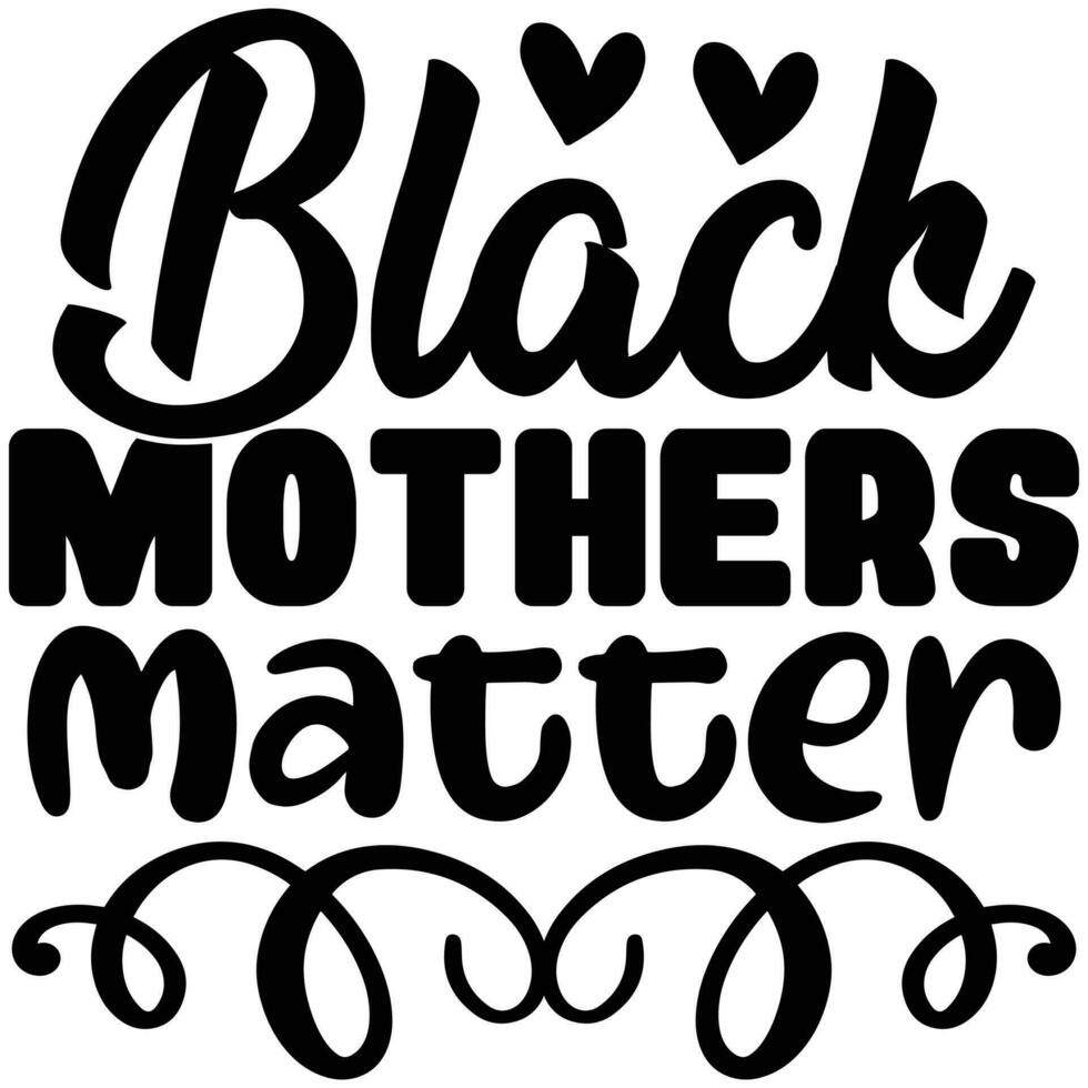 black mothers matter vector