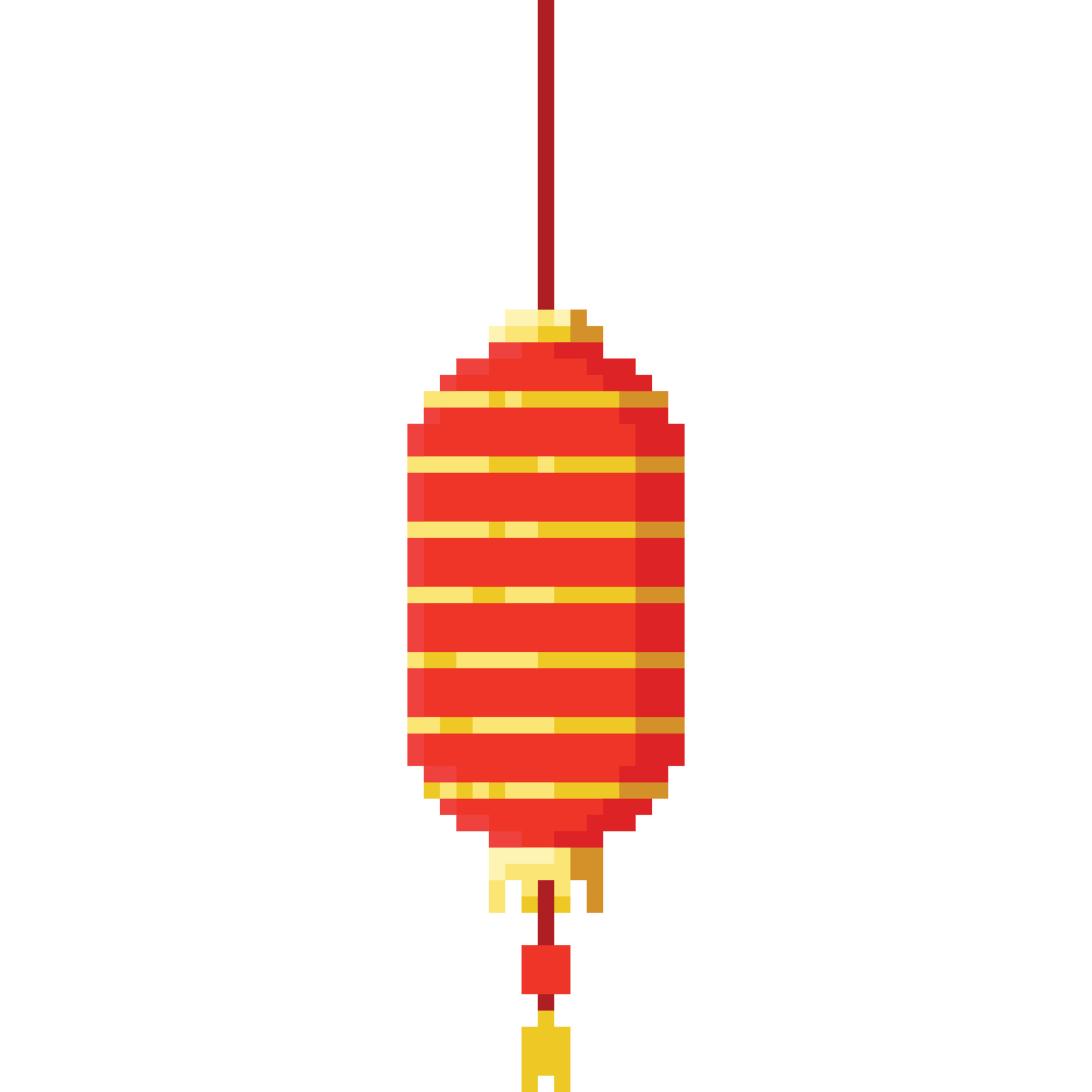 Pixel art chinese lantern 1 27517403 PNG