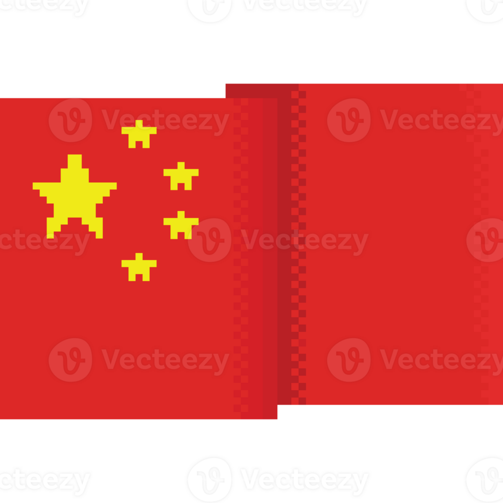 Pixel art China flag icon. png