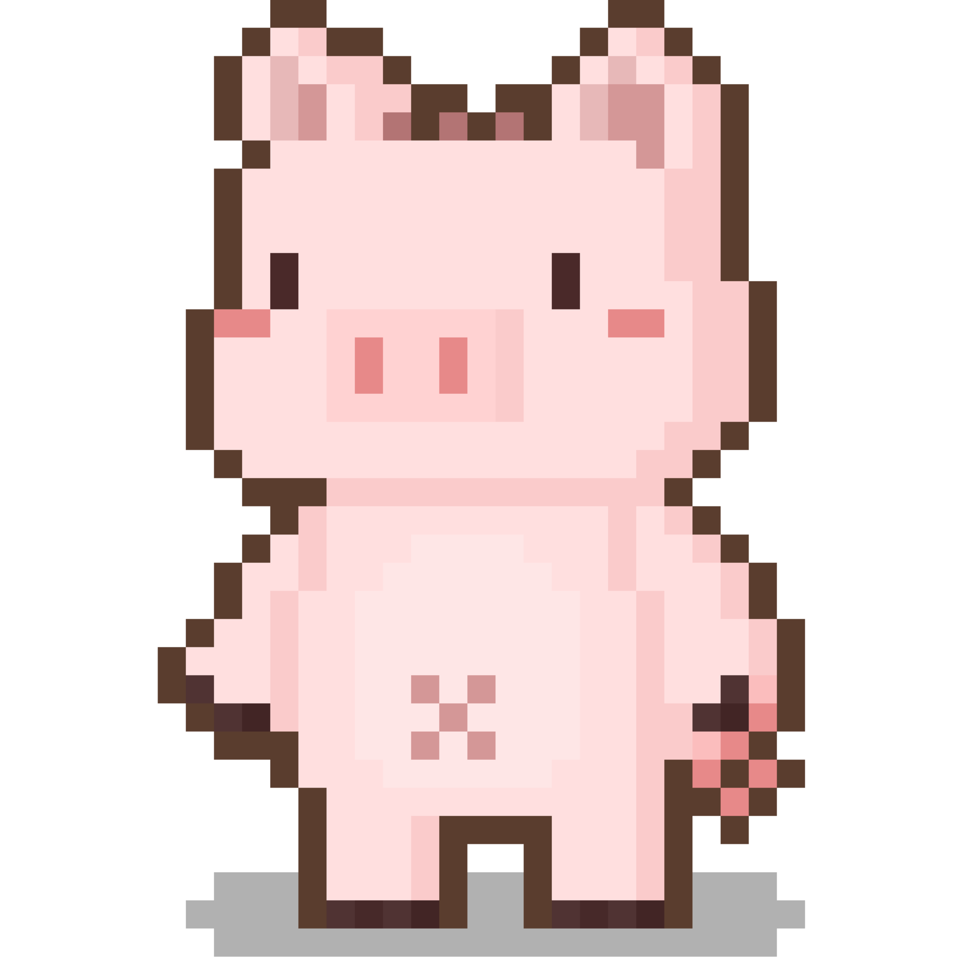 Pork Animal Clipart Hd PNG, Cute Pork Pixel Art Animals, Cute, Piglet, Pixel  Art PNG Image For Free Download