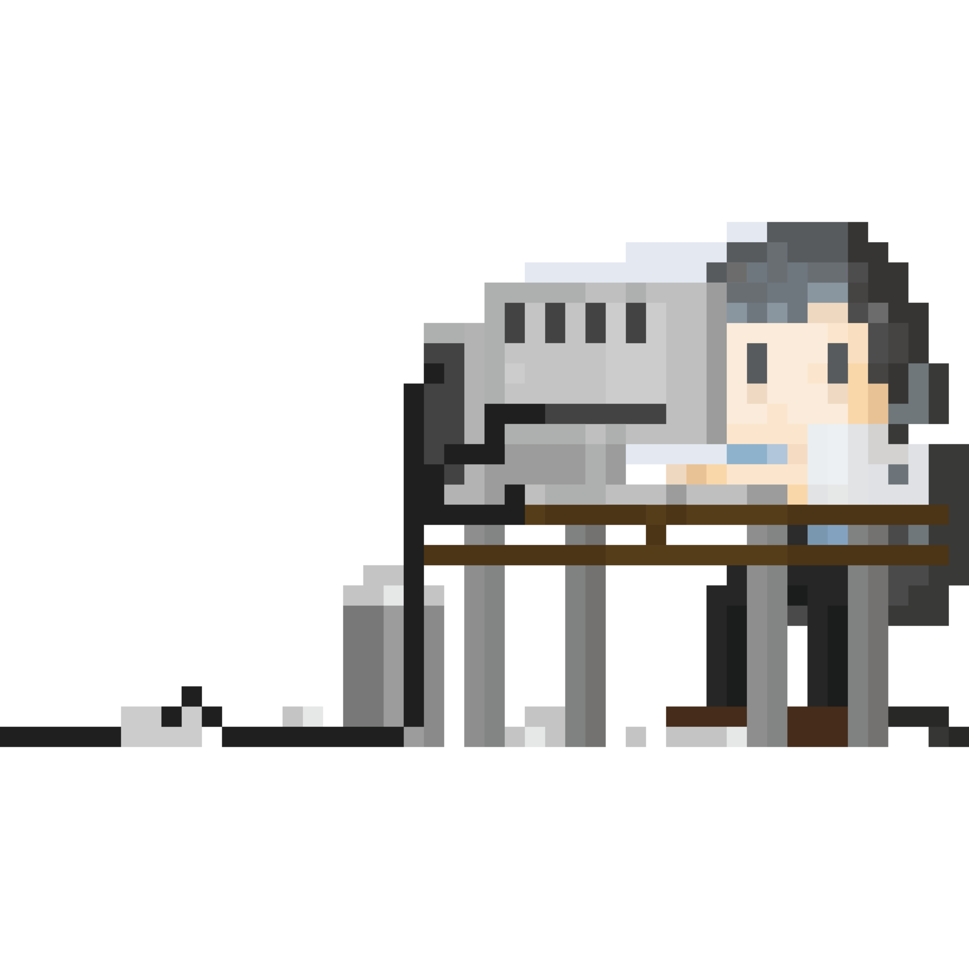 Pixle art over time working office man character 27517814 png