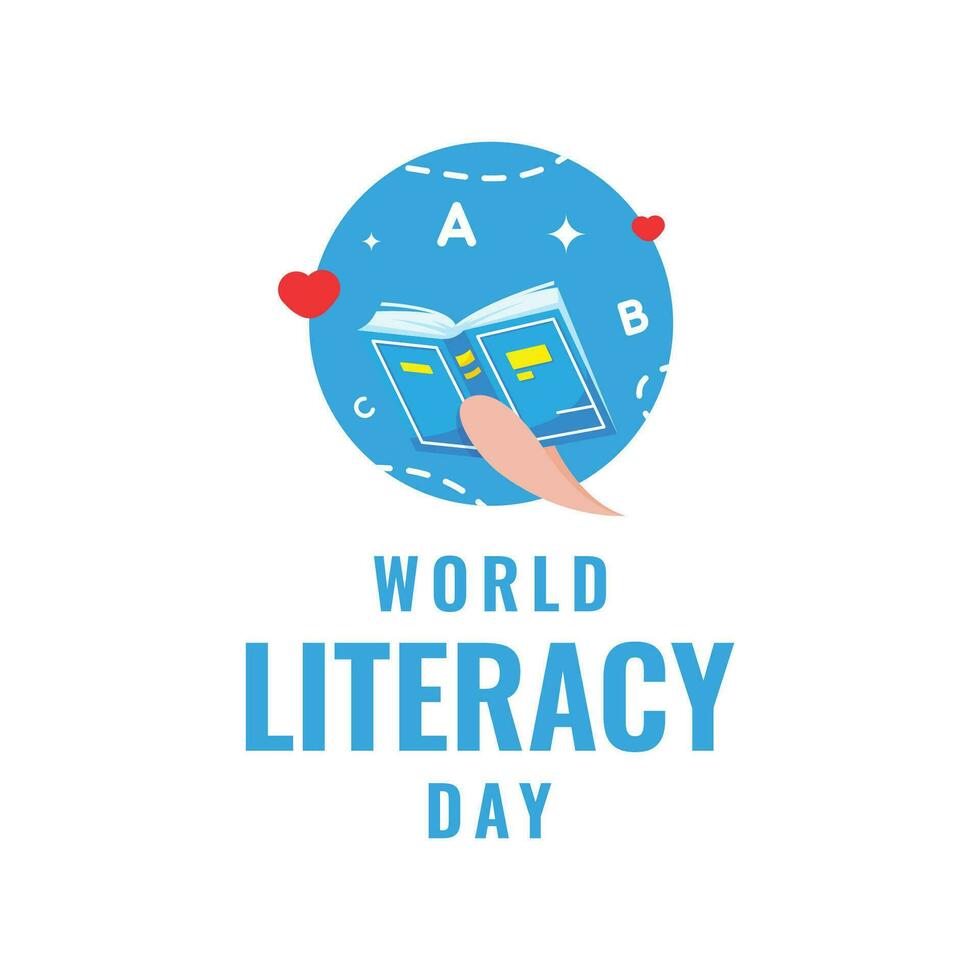 World Literacy Day Design Celebration vector