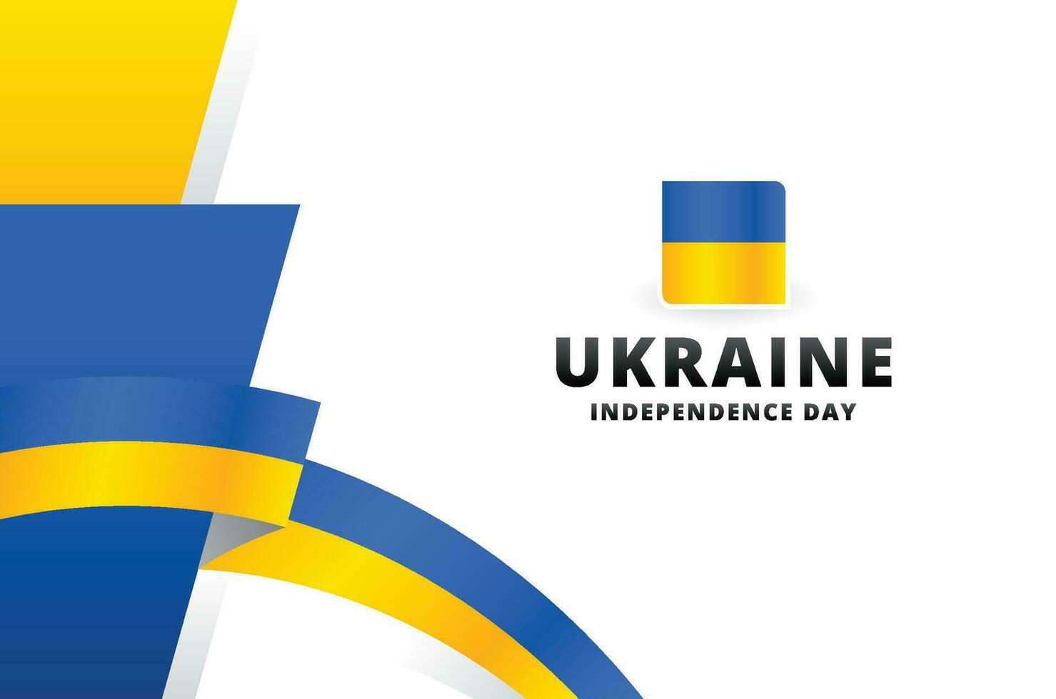 Ukraine Independence Day Design Celebrate vector