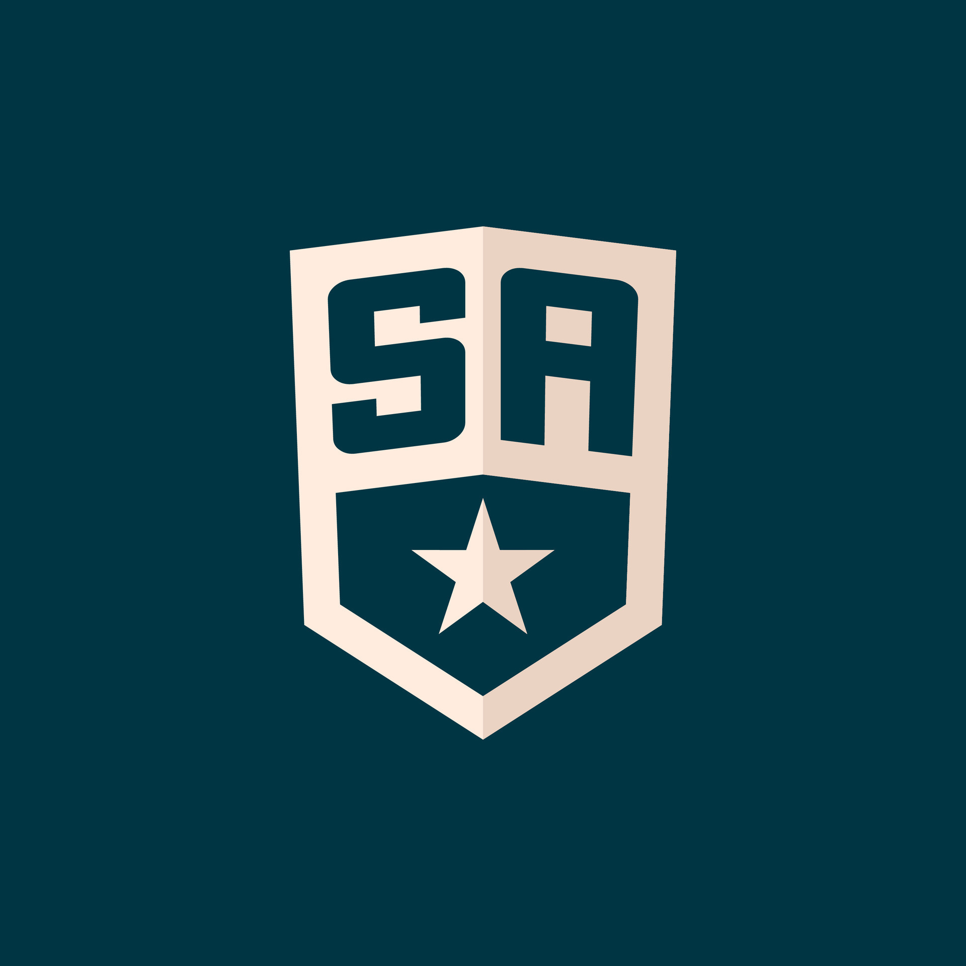 Initial SA logo star shield symbol with simple design 27521584 Vector