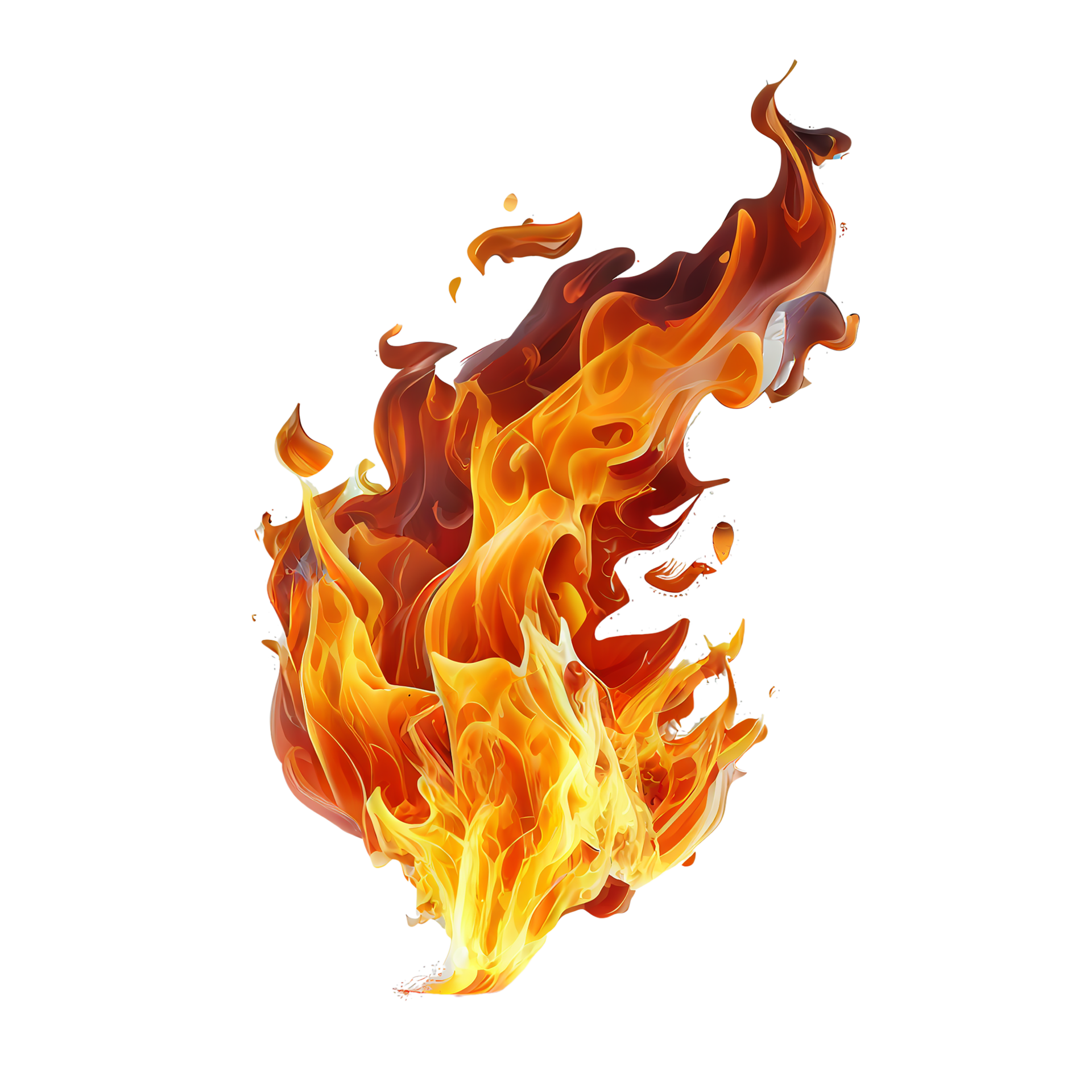 Fire, Fire Png, Fire with transparent background AI Generative