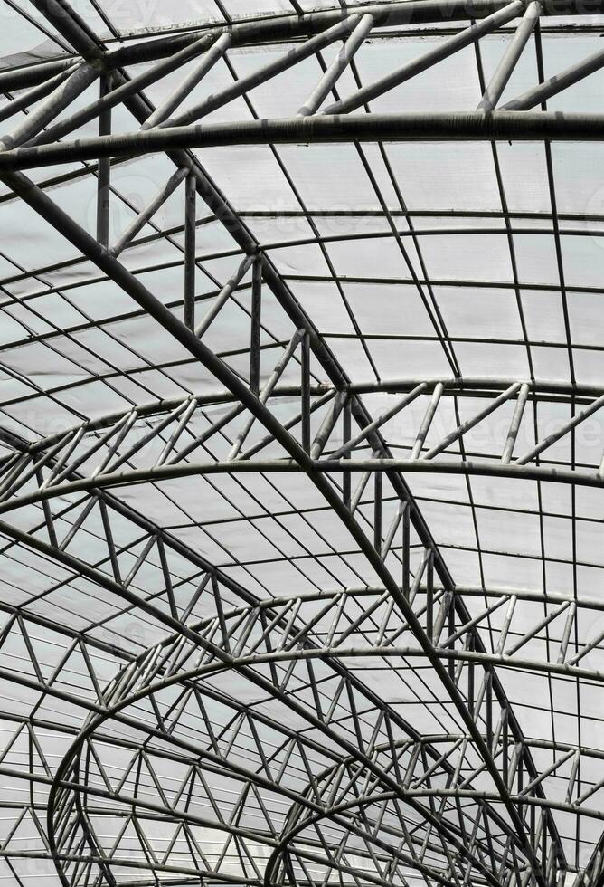 Metal roof structure photo