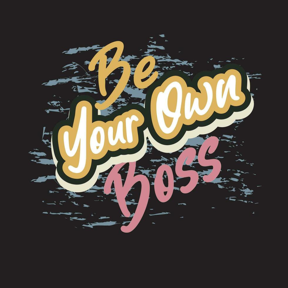 motivacional y inspirador citas letras texto tipografía oscuro t camisa diseño en negro antecedentes vector