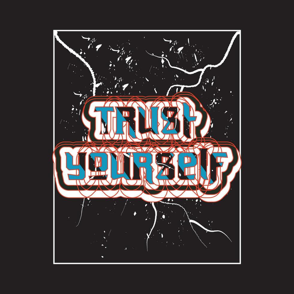 Motivational and inspirational quotes lettering text typography dark t shirt design on black background vector
