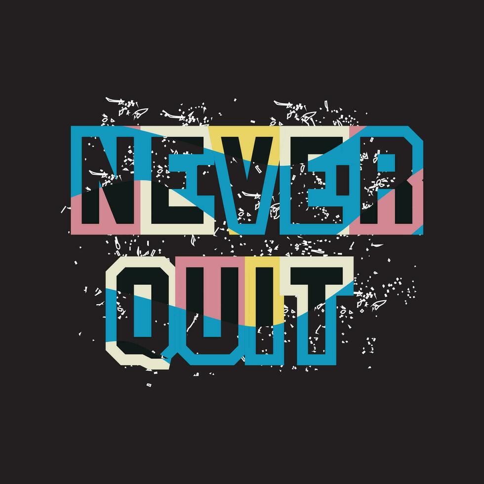 Motivational and inspirational quotes lettering text typography dark t shirt design on black background vector