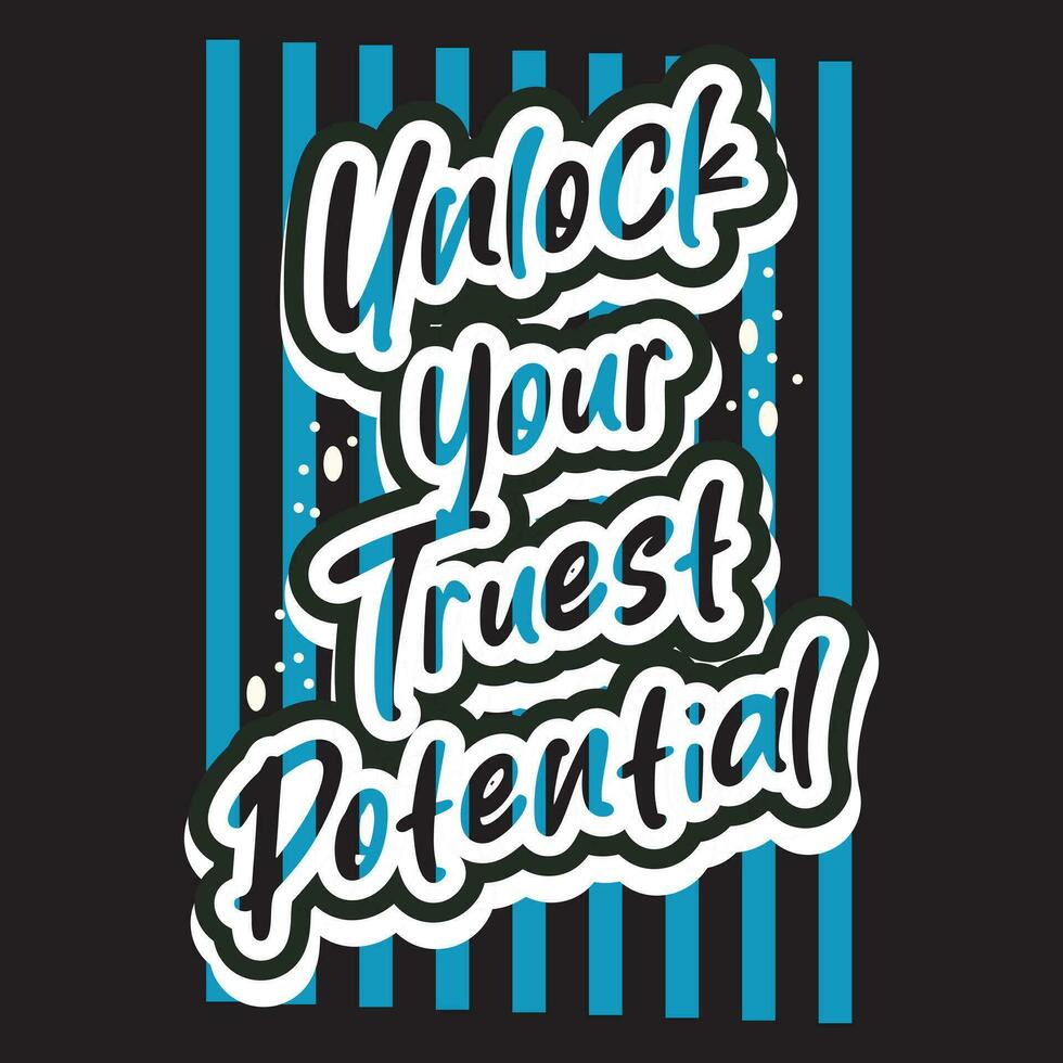 Motivational and inspirational quotes lettering text typography dark t shirt design on black background vector