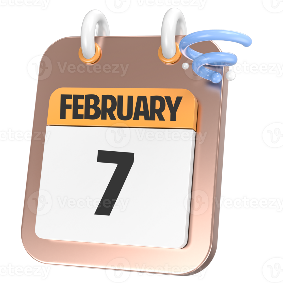 February Gold Tornado Icon 3d Day 7 png