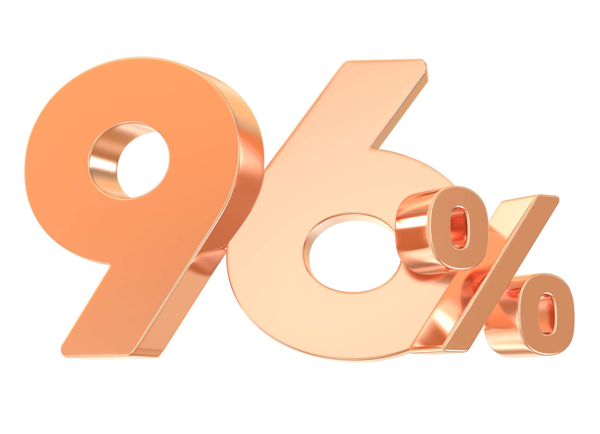 Gold Percent Number 96 27523557 PNG