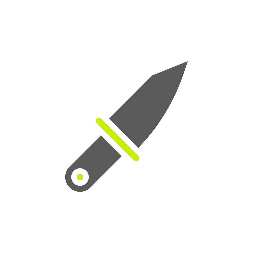 Knife icon gradient green blue colour military symbol perfect. vector