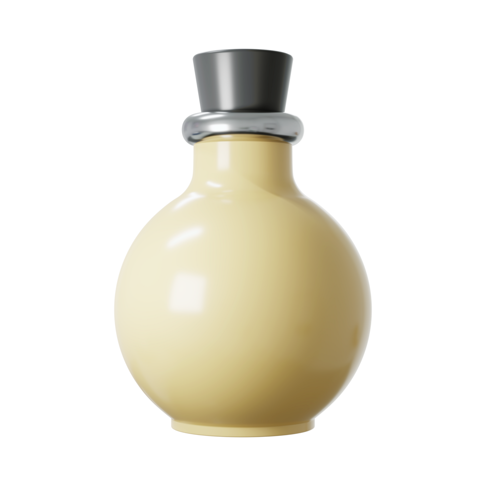 Potion Bottle 3D Graphics,  Generative AI png
