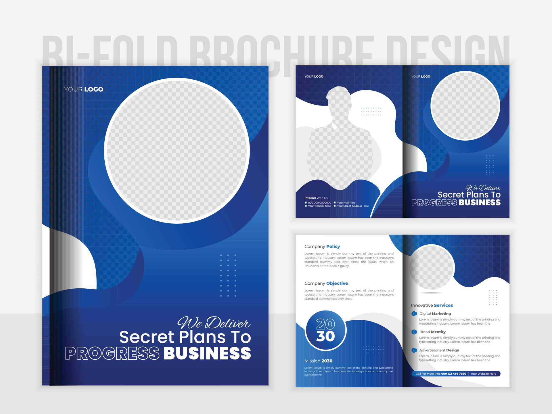 Corporate Business Brochure Design, Brochure Template, Multipurpose