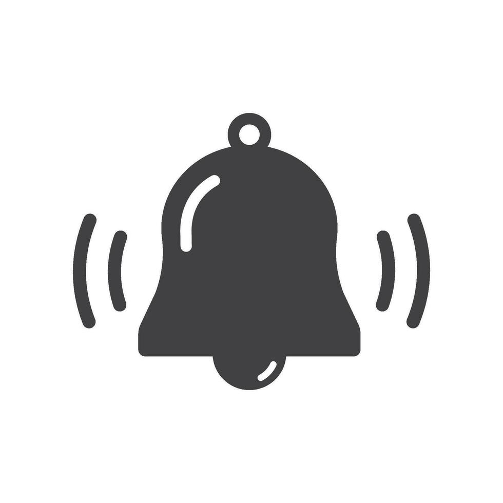 campana icono conjunto en de moda plano estilo aislado para web sitio diseño, logo y aplicación vector
