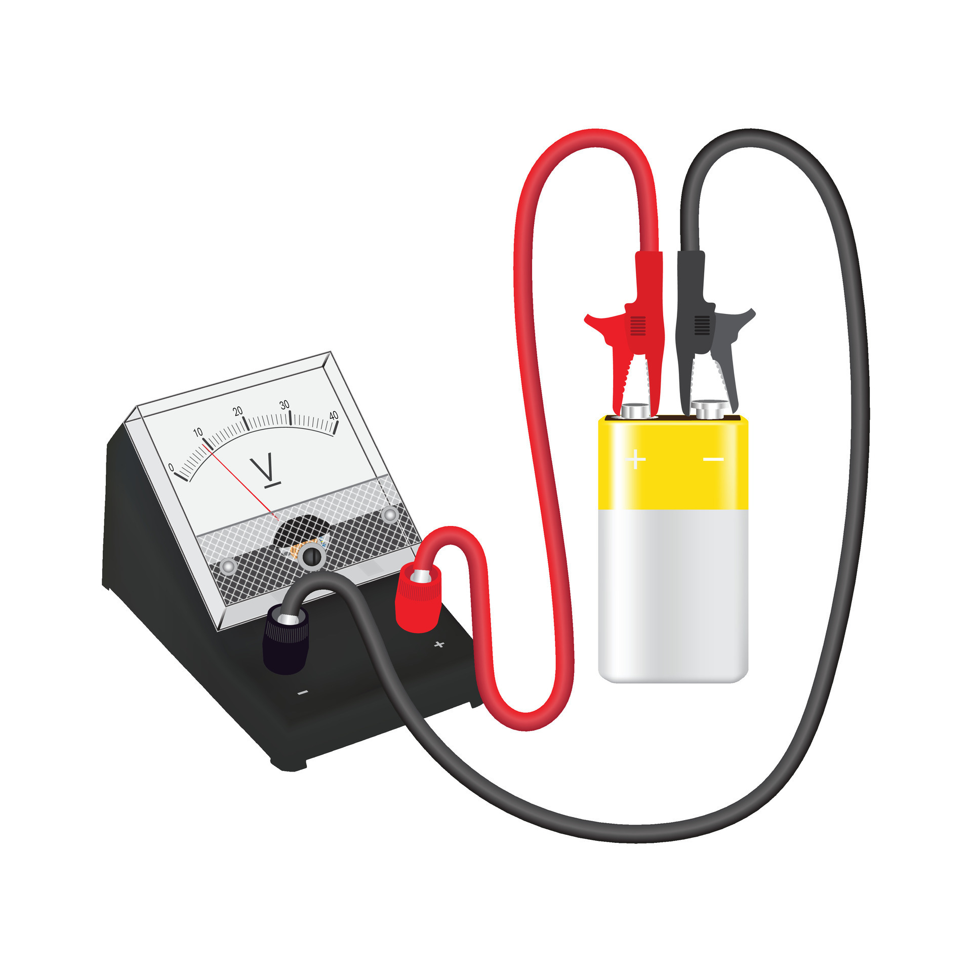 Testing a 9v battery 2024 with a multimeter