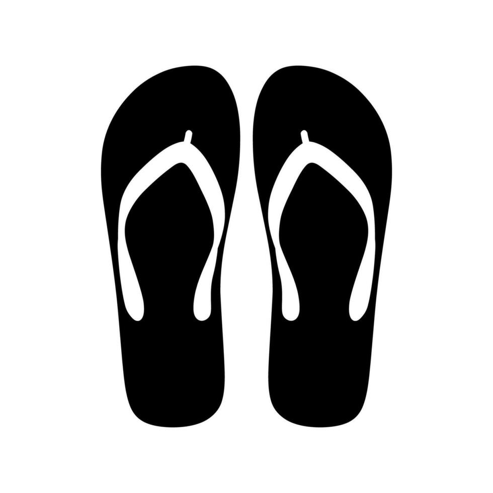 Template flip flops sandals vector illustration flat 27526143 Vector ...