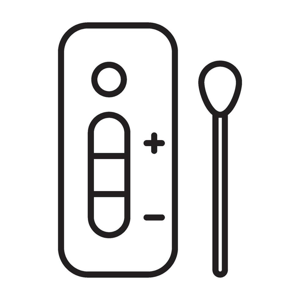 rapid test icon vector
