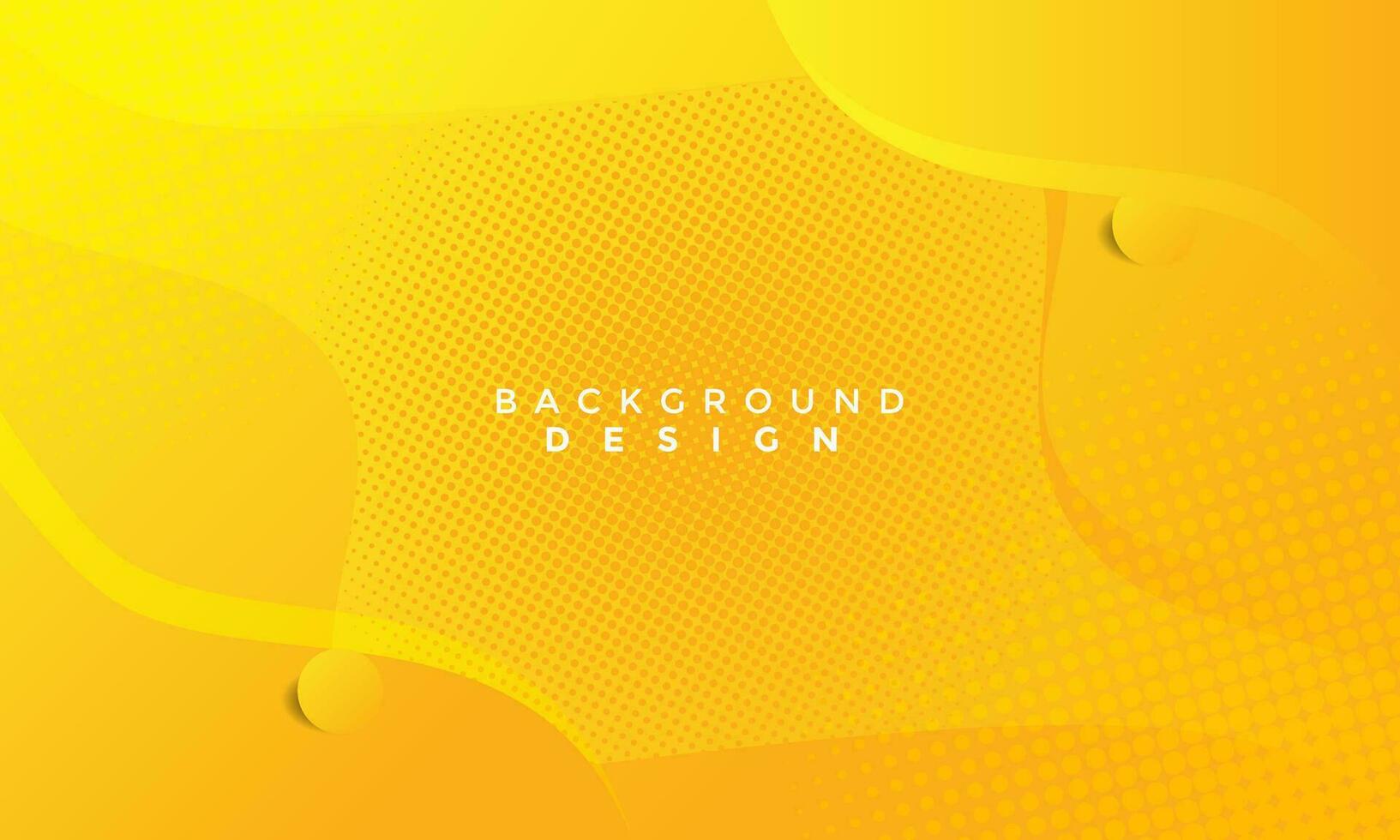 Yellow futuristic vector graphic blank background template