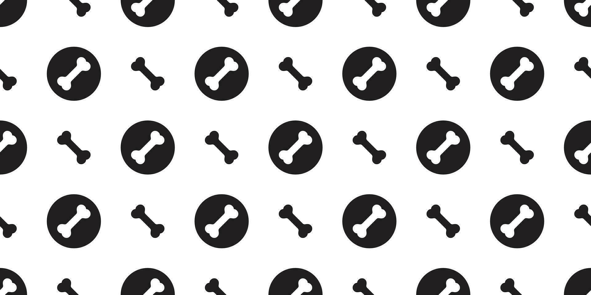 Dog bone seamless pattern vector french bulldog pet halloween polka dot cartoon scarf isolated repeat wallpaper tile background illustration doodle