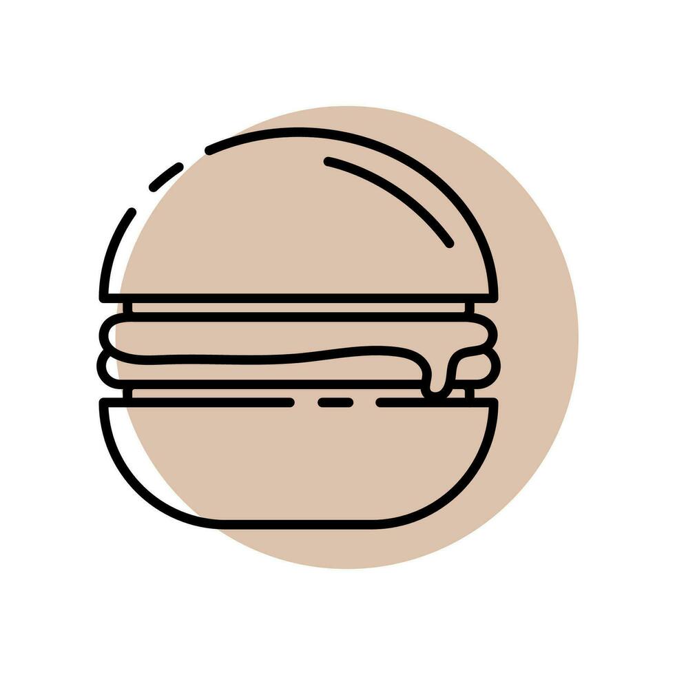 vector hamburguesa icono
