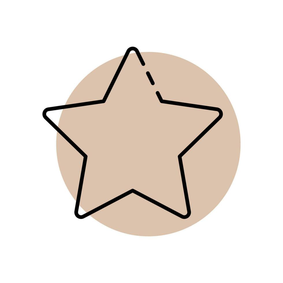 Vector star icon