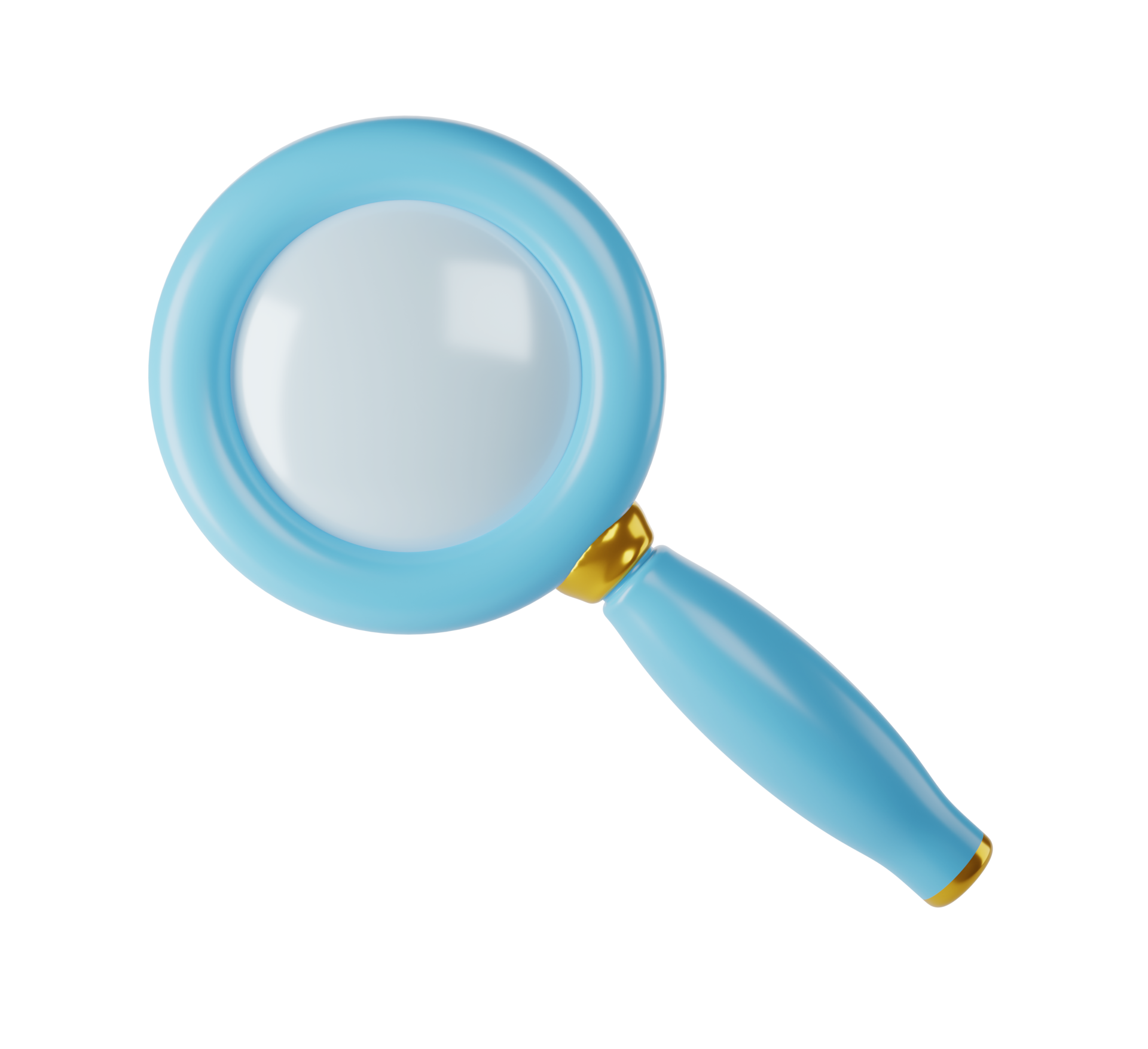 3d Blue Magnifying Glass Icon Isolated Transparent Png Render Minimal 3d-blue-magnifying-glass-icon-isolated-transparent-png-render-minimal