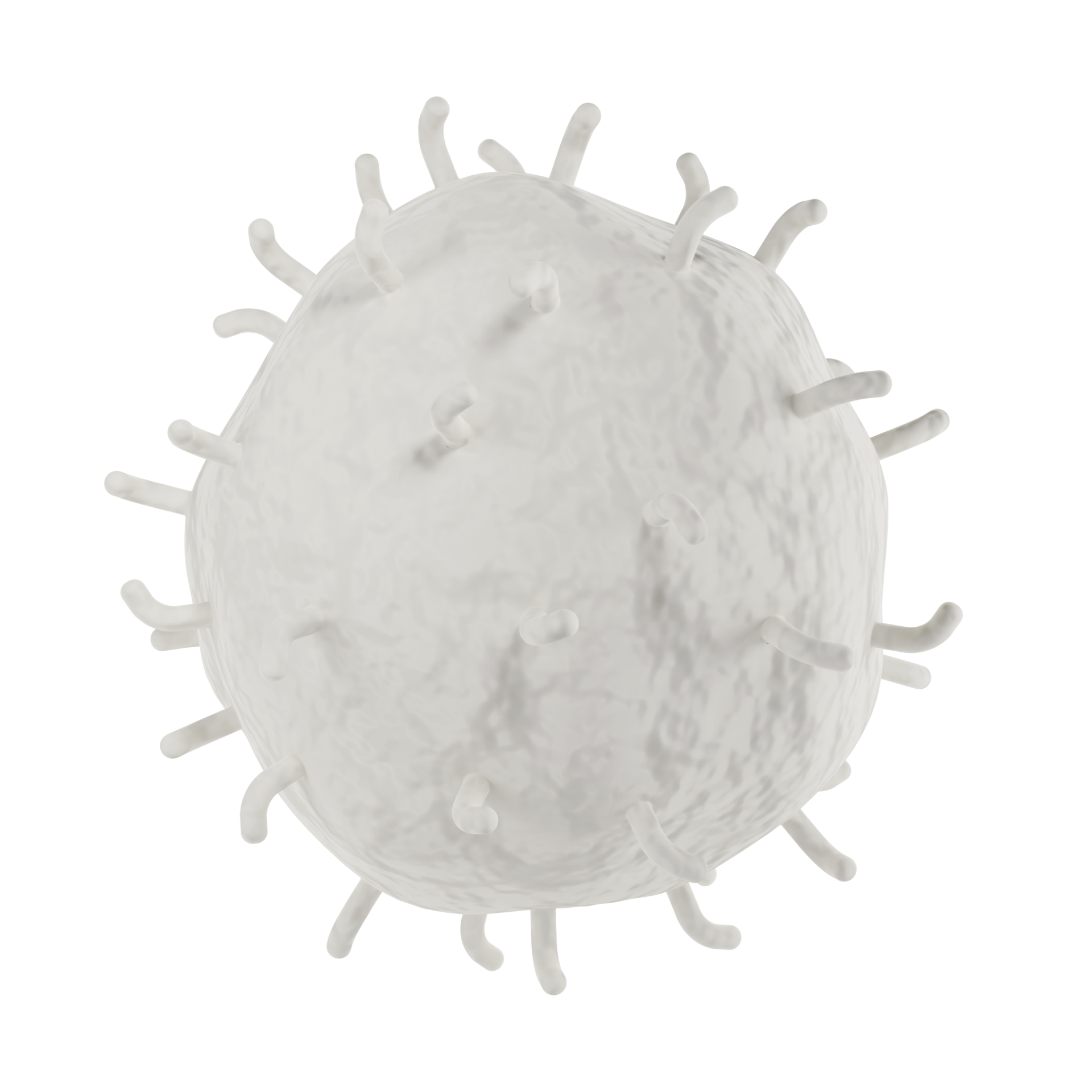 Wei blut zelle 3d realistisch symbol analyse leukozyten medizinisch