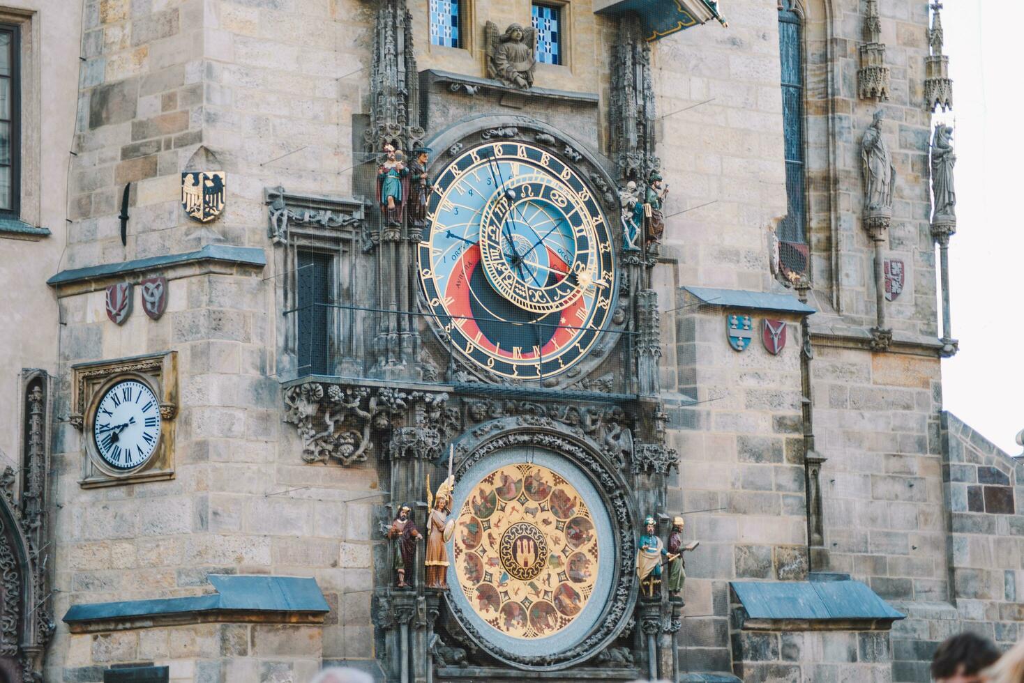 beautiful view of the city Prague photo