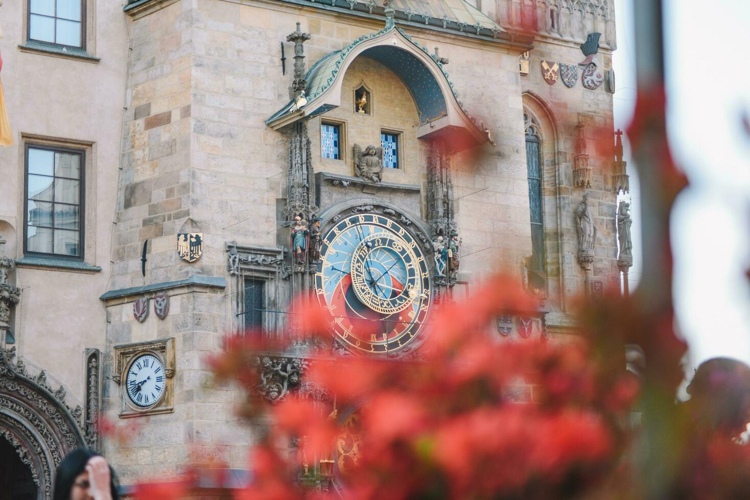 beautiful view of the city Prague photo