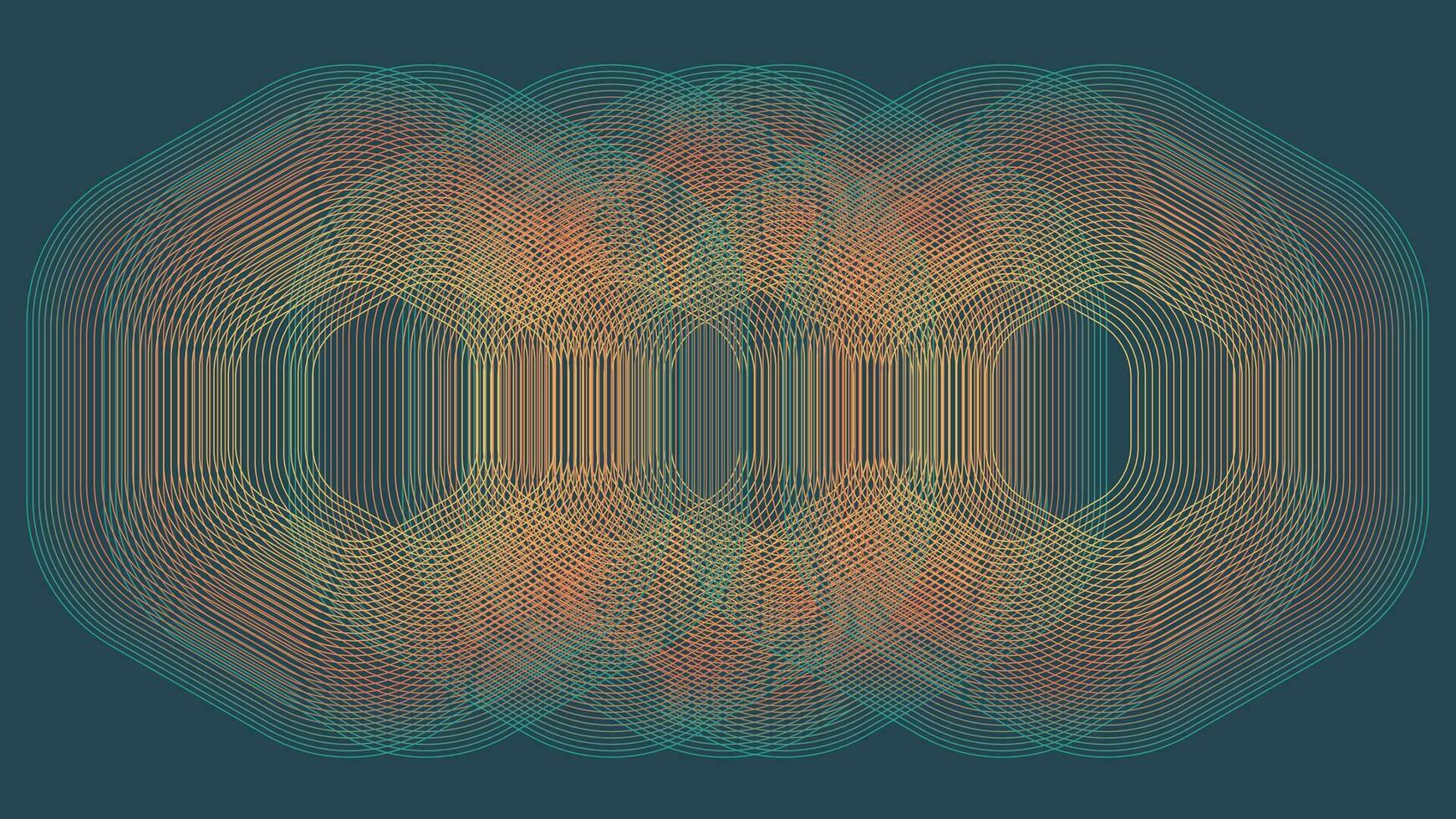 Abstract outer space ring background in different color layer. vector