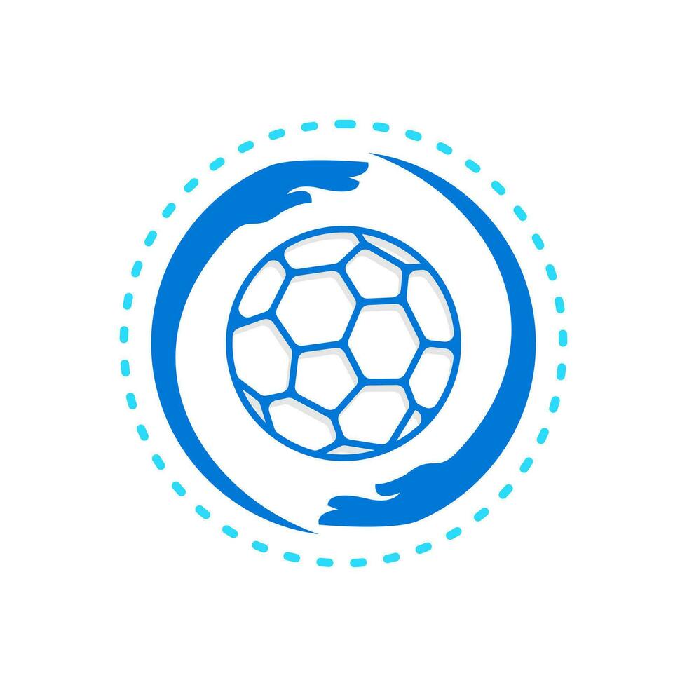 mundo fútbol americano ventilador comunidad logo vector