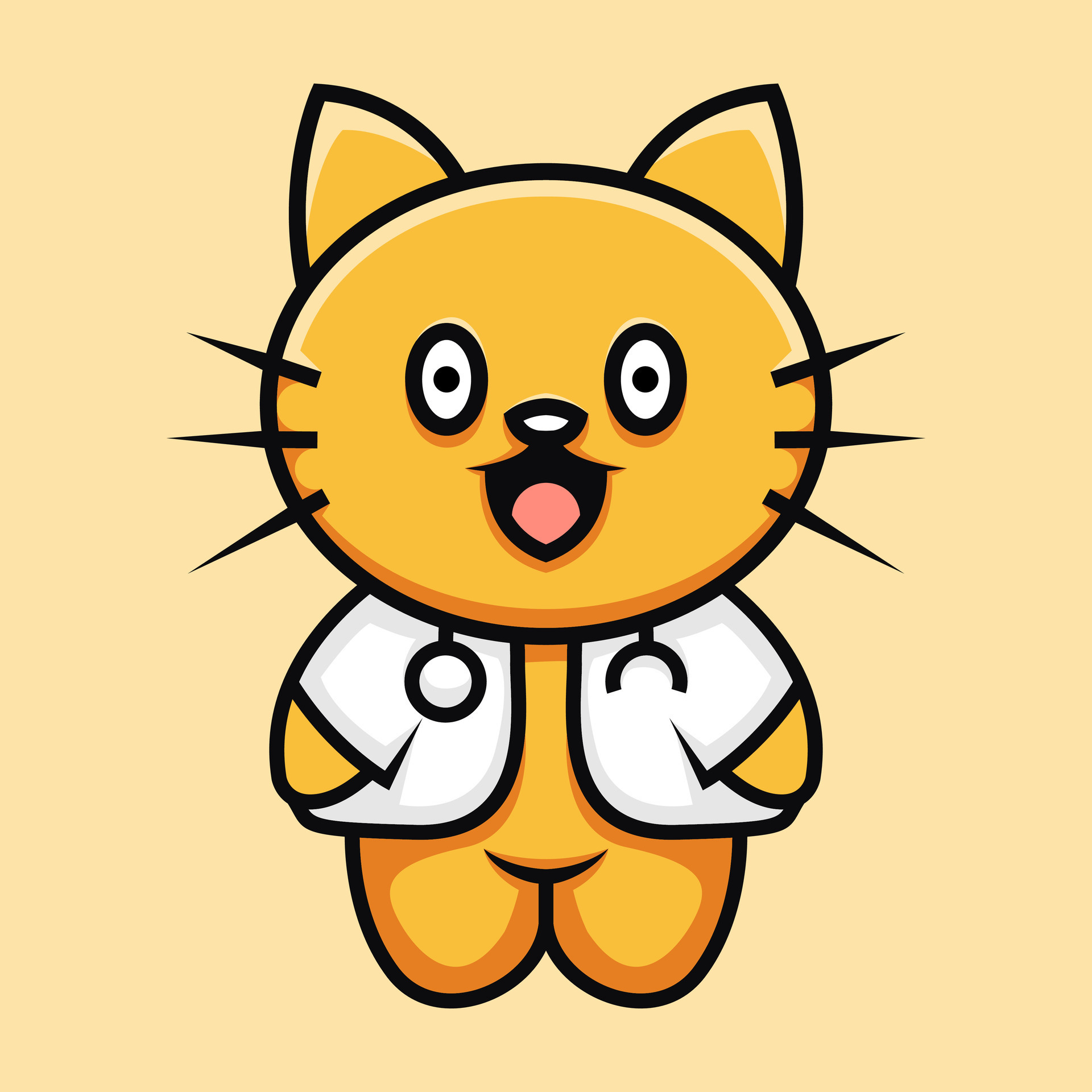 doctor cute cat character logo 27529286 Vector Art at Vecteezy