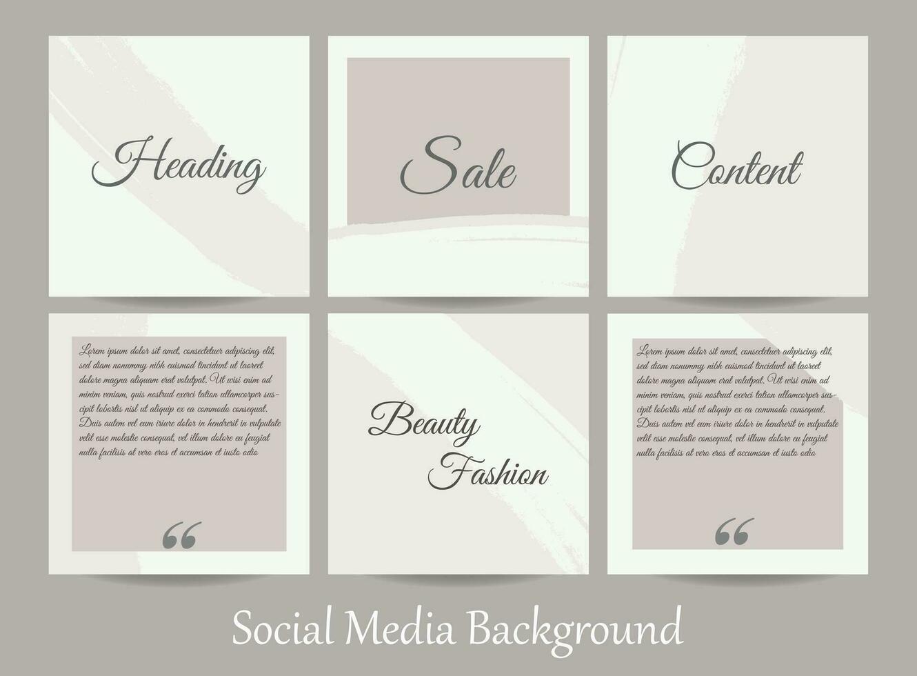 resumen social medios de comunicación historia enviar antecedentes. rasgado Rasgado papel textura modelo Bosquejo en neutral desnudo color. resumen sencillo universal diseño para un cuadrado folleto, folleto, y volantes para belleza vector